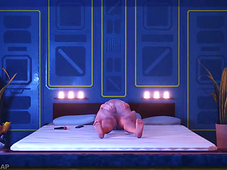 To friend are enjoying his night aout.