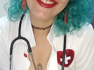 Need Some Care? the Nurse Will Take Great Care of You! Come with Me, Sweetheart!