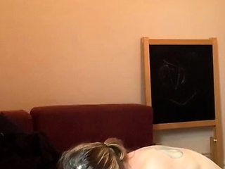 Mexicana blowjob with her big boobs