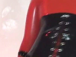 Mistress Sophia in Red Latex Uses You