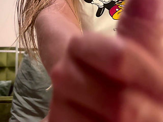 Footjob with Cumming on My Feet