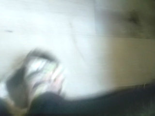 Worn-out Birkenstock shoes