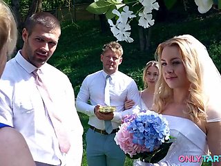 Alecia Fox Cheats as Slutty Bride on Wedding Day