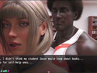 Shadows of Desire by Shamandev - BBC Bull Having Sex on the Library with Sexy Hot Teacher 3