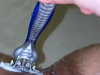 Shaving My Hairy Pussy