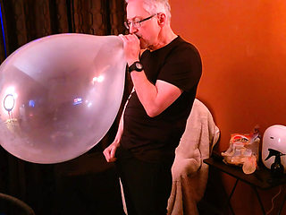 150) Kinky Fun w Big Round Clear Balloon by Daddy
