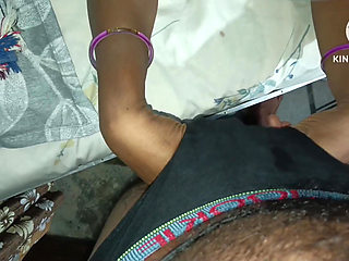 Village wife soking coke