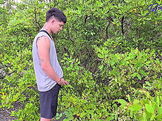 I have a threesome with my boyfriend and his friend on the beach