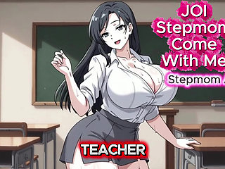 JOI Stepmom Naughty Teacher Fingers - Come with me 100% You'll cum - Dirty Talk