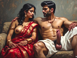 Indian big boops aunty sucking neighbour boy's dick