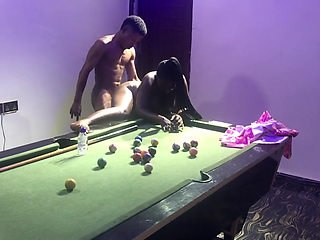 Homemade Amateur Sex by the Snooker