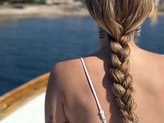 Clear Skys Blue Water With The Perfect Babe Angel Youngs