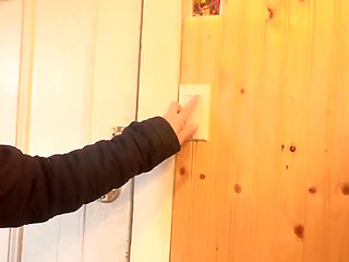 Hana at Kitchen Cooking Then She Need Go to Pee on Toilet