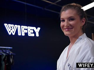 Dan Damage Pounds Big-Tits Brunette Hotwife Paisley West in Public Doggy Style, Making Her Crave a