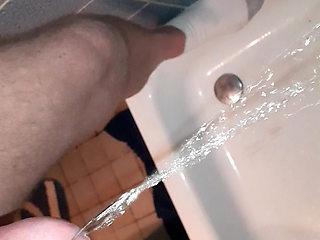 Pissing in the shower