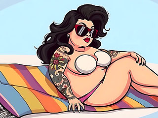 Sexy Tattoo Art Bikini Babes