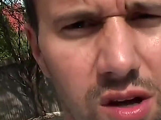 Outdoor Blonde DP Poolside Passion