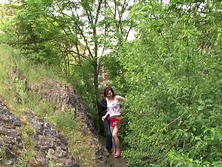 Sweet Wild Outdoor Suck and Indoor Pussy Pound