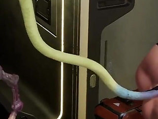 Busty doctor fucked by Lovecraftian monster