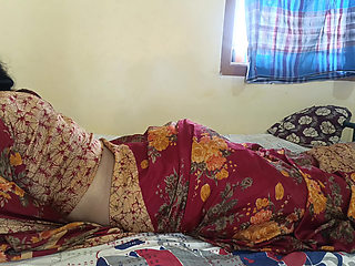 Red color saree cheating Housewife 2