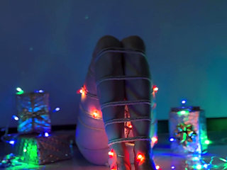 Just Me Pretending to Be Your Christmas Tree P.s. Feet Lovers Might Really Enjoy the Tease