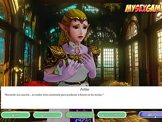 The Legend of Zelda Time to Fuck - Link Doggy Fucking Princess Zelda