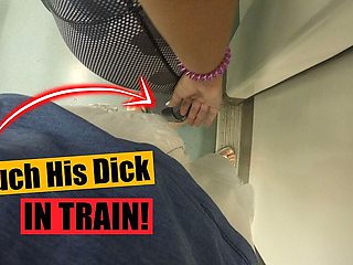 Horny Stepmom Touch a Stranger in Train! Should I Tell My Stepdad This?