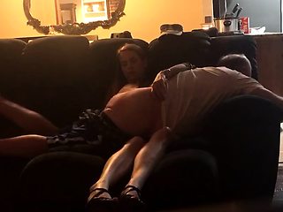 Pregnant dirty amateur fetish slut fuck and cumshot creampie