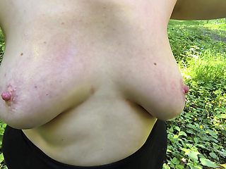 Oily Boobs Pounding in the Forest