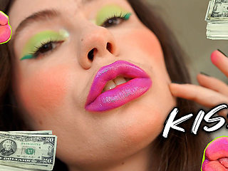 Bankrupt by Kisses Greedy Purple Wet Kiss Custom
