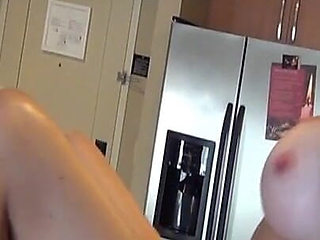 Fucking Myself on Kitchen Counter Top