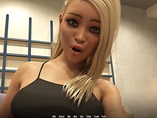 Bailey's first time getting it on with big boobs in a wild 3D adventure