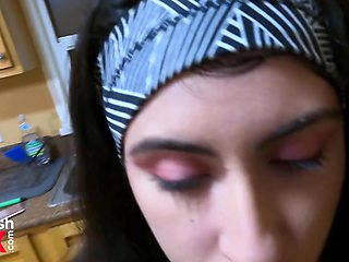 The Flourish XXX - Angeline Red the step daughter stripper - Cock sucking