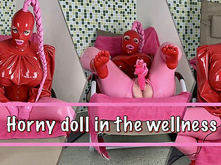 Latex MILF Miss Fetilicious Solo Orgasm in Wellness