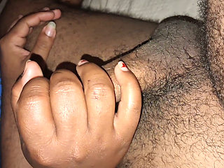 Big ass evangelical stepmom jerking off innocent stepson jerk cock while stepdad works