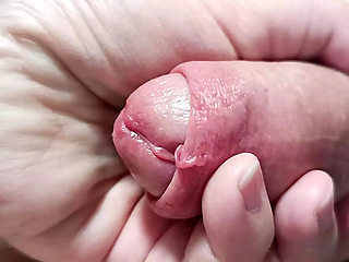 Amateur Homemade Handjob Before Sex - Whispering Couple's Gentle Position & Massive Cock Close-Up