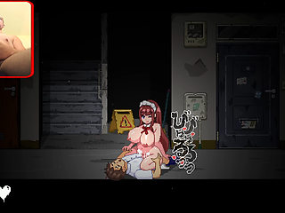 A ghostly Japanese maid rides my cock hard and... (No Exit Apartment Gameplay1)