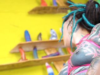 Punk Rock Rebel Gets Her Tight Asshole Wrecked FMM Threesome