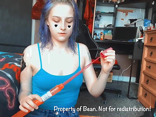 Cute Bean Blows Bubbles