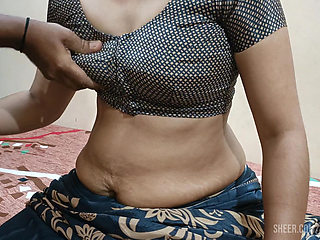 Mistibhabi hard chudai saree pehenkar