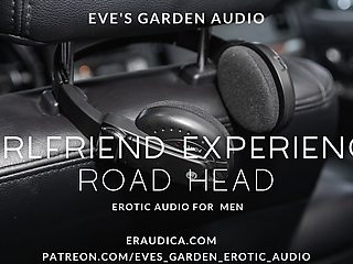 Girlfriend Experience: Road Head - Blowjob Sounds Only - Erotic Audio by Eve's Garden