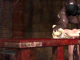 Fuck me on the table! Black man fucks hard a sexy college girl