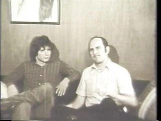 Rick Lutze's Vintage Black & White Interracial Scene With A Blonde Tiny-Tits Babe