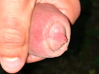 Close up Glans with Precum and Cumshot - Twink Huge Cock