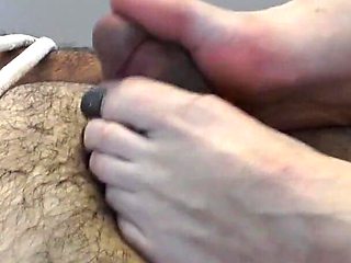 Latex MILF Mistress Foot-hand-milking!