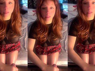 Sensual College Girl Hard with Older Man