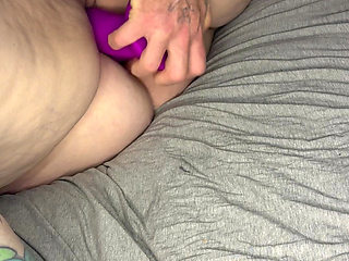 BBW Takes on Big Dildo