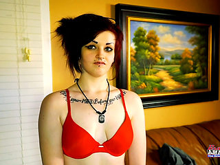 Exotic Coed Marcie Tries Different Lingerie And Gets Her Pussy Fingered!