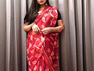 Desi Aunty Big Ass Riding Huge Cock in Saree - Hot Indian Homemade Sex