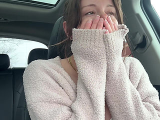 Cumming in a Tim Hortons Drive Thru!